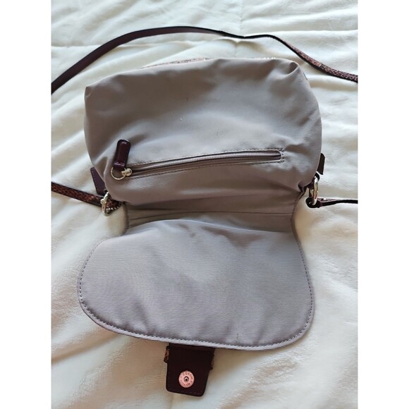 Coach Soho Purple/Burgundy & Black Python Snakeskin Leather  Crossbody - Picture 10 of 14